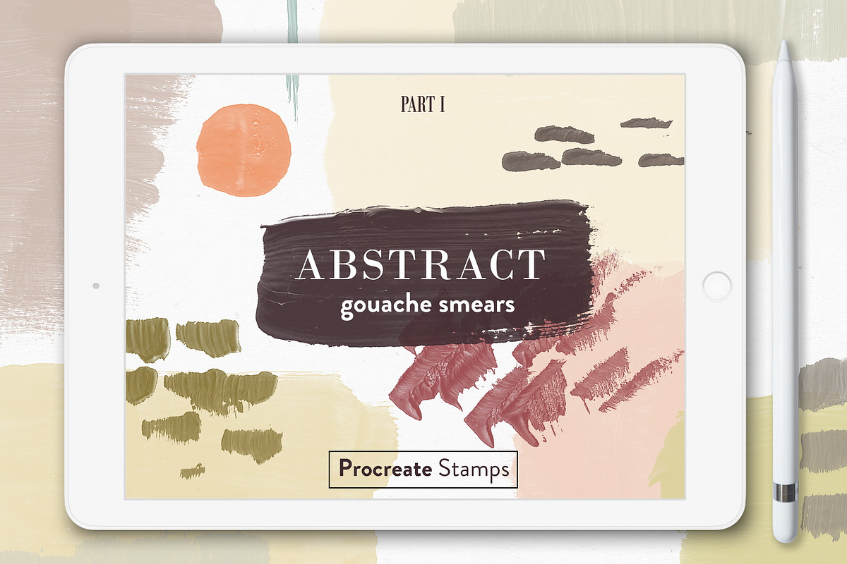 Abstract Gouache - Procreate Stamps in Add-Ons - product preview 8