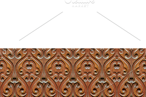 Stationery Background With Ornate Wo