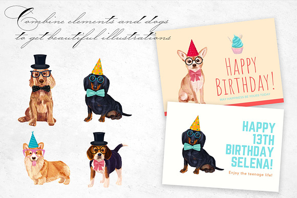 Dog breeds Illustrations in Illustrations - product preview 3