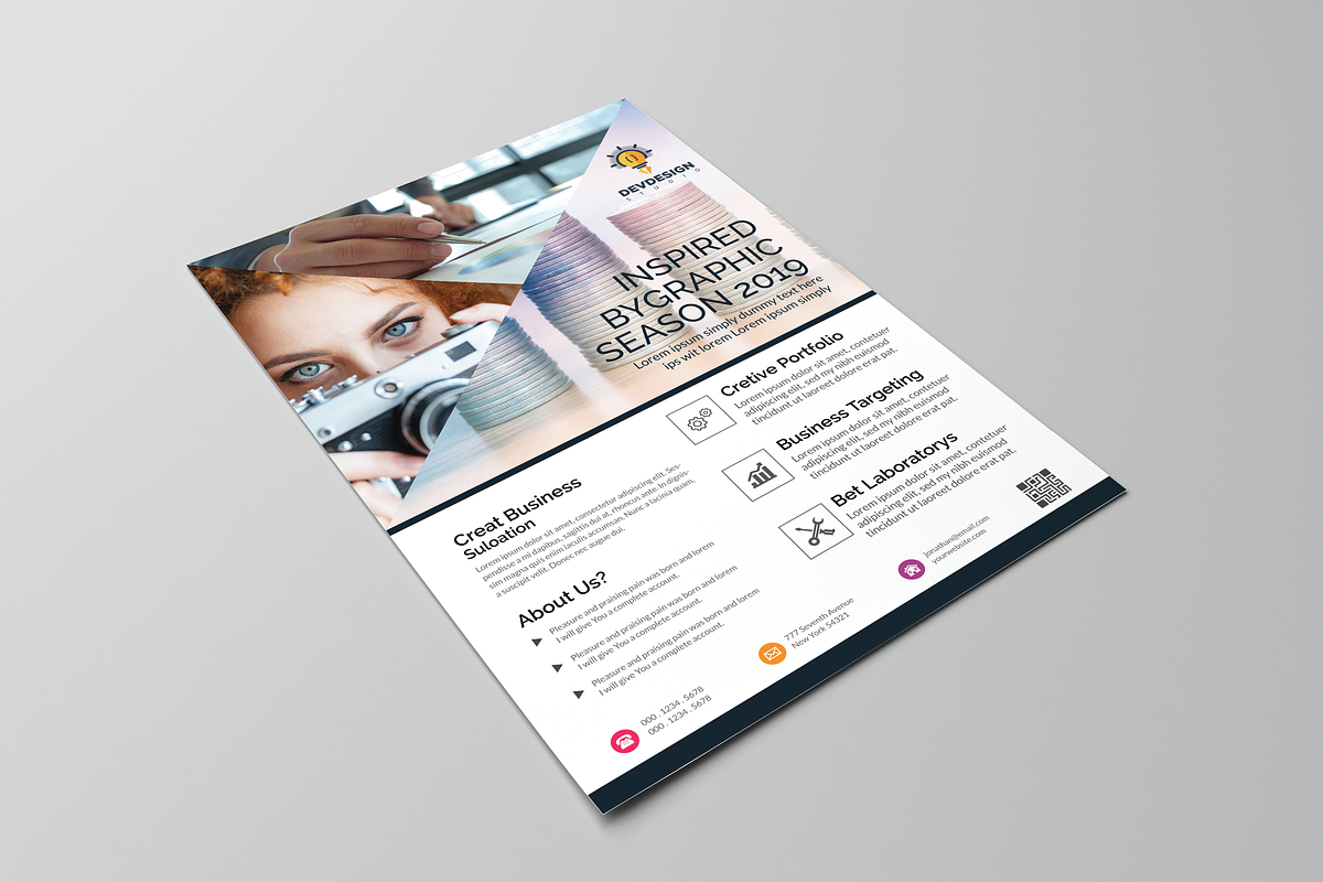 Corporate Flyer Design in Flyer Templates - product preview 8