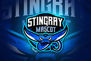 Stingray Mascot-Mascot & Esport Logo