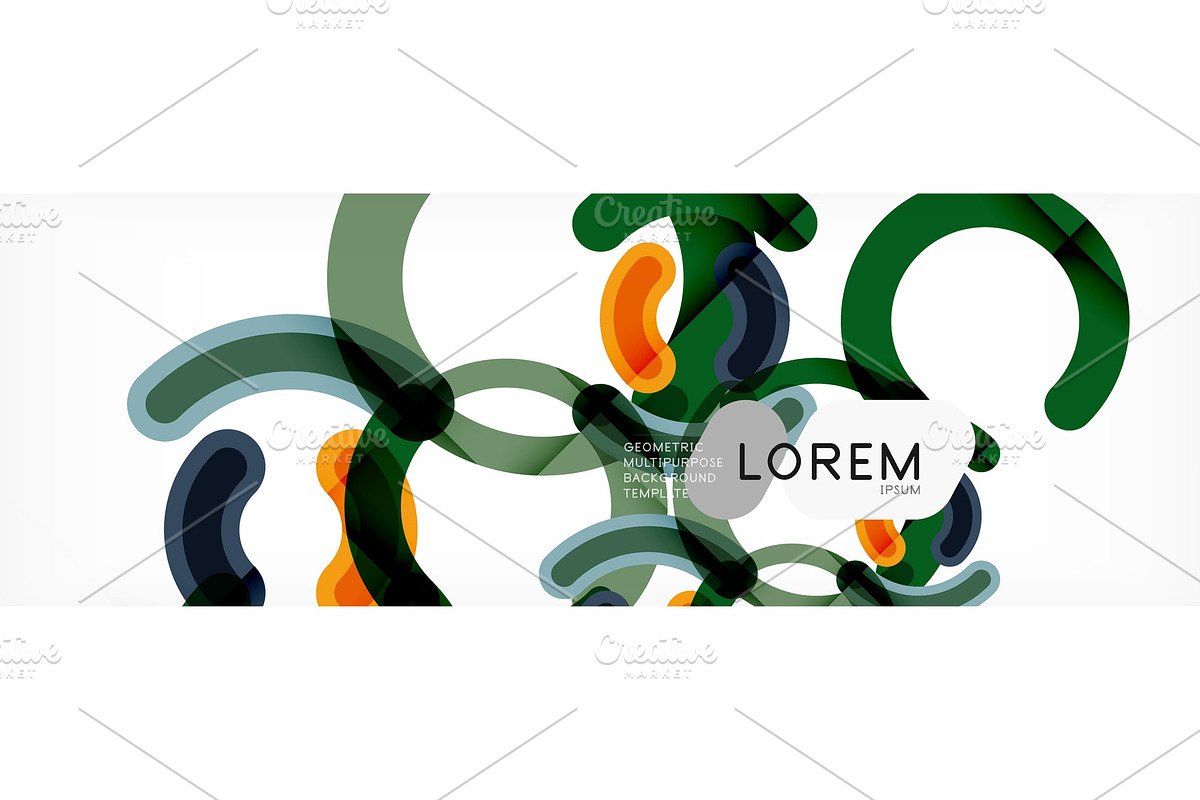 Modern geometrical abstract in Illustrations - product preview 8