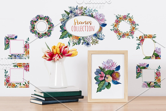 Spring variety watercolor png in Illustrations - product preview 2