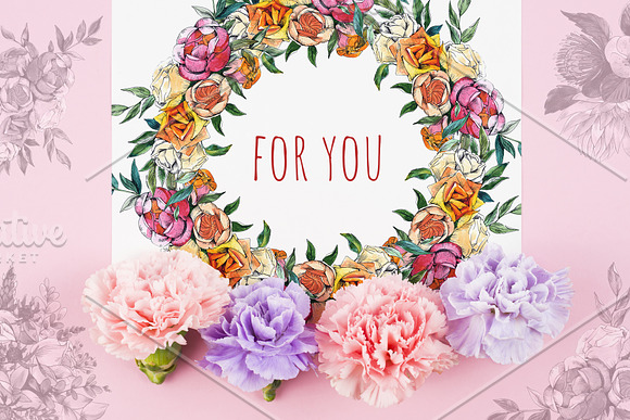 Spring variety watercolor png in Illustrations - product preview 6