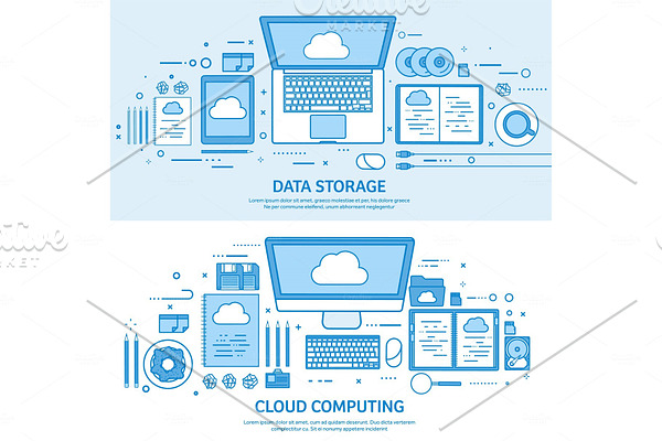 Cloud computing, media data server