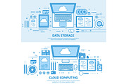 Cloud computing, media data server