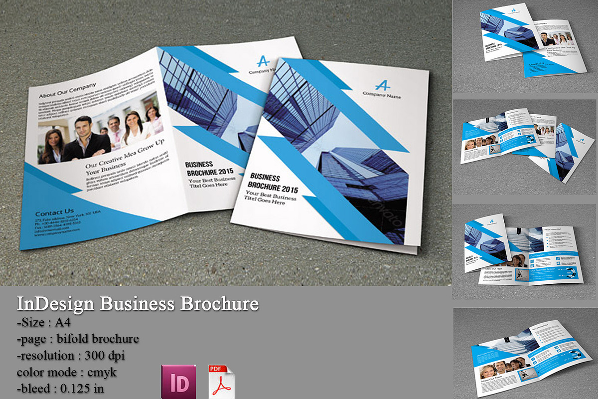 InDesign Business Brochure-V154 in Brochure Templates - product preview 8