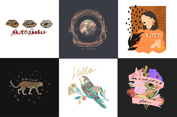 80 Amazing Prints Bundle in Illustrations - product preview 2