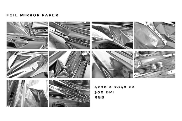 Foil Mirror Paper Textures in Textures - product preview 3