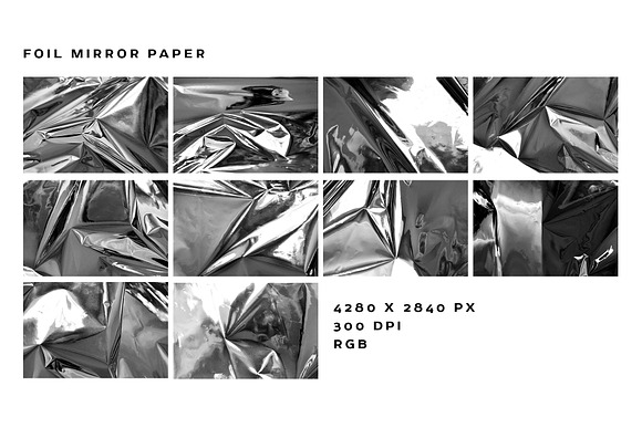 Foil Mirror Paper Textures in Textures - product preview 6