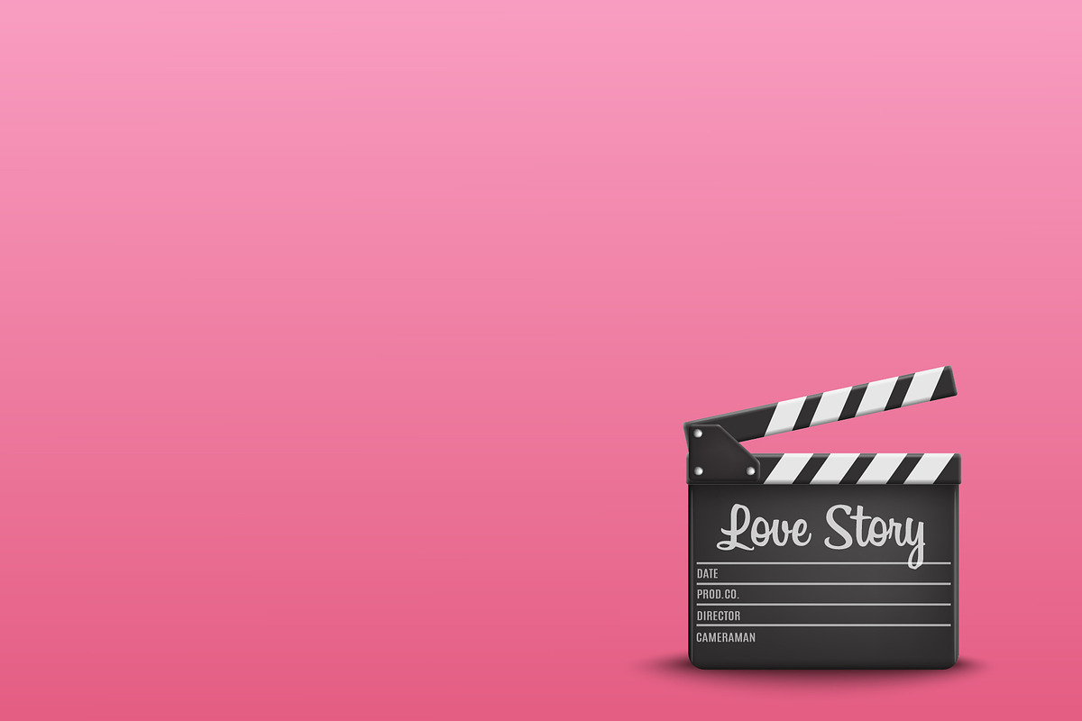 Clapperboard Love Story in Objects - product preview 8