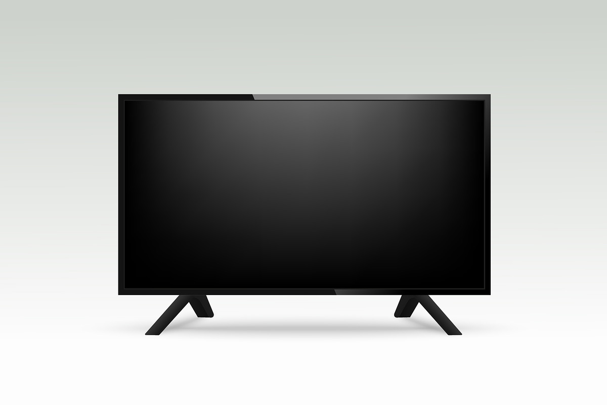 Mockup Realistic TV in Objects - product preview 8