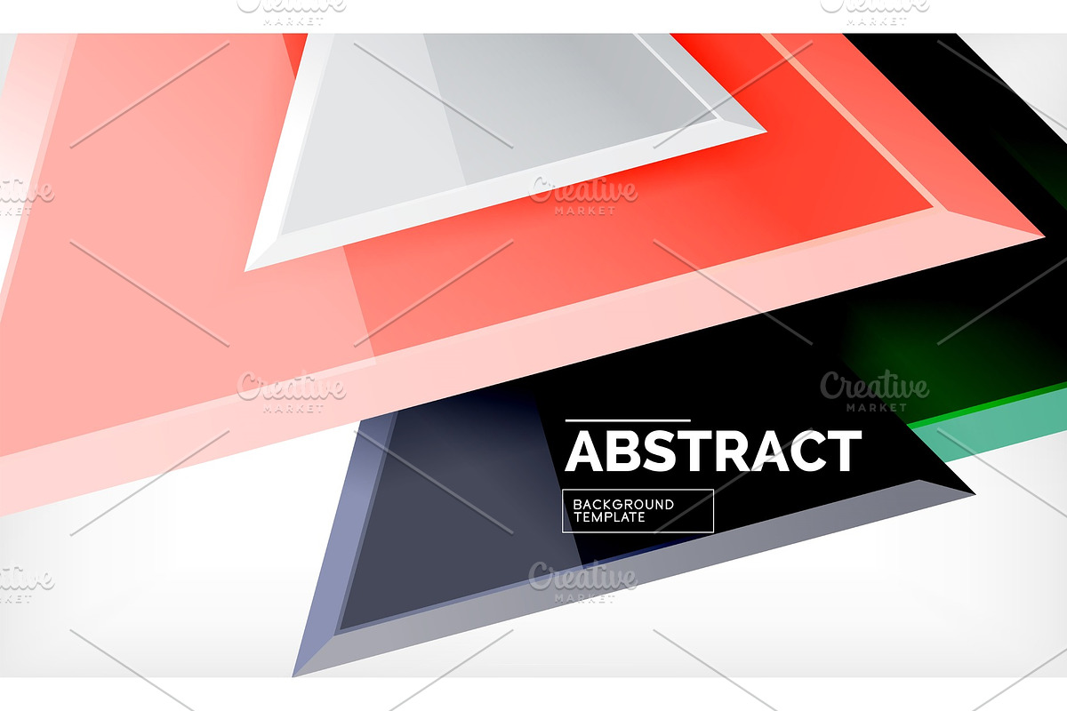 Triangles repetiton geometric in Illustrations - product preview 8