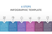 6 Steps - Infographic Template