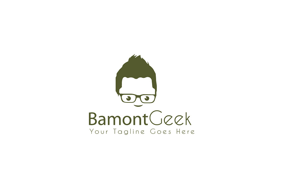 Bamont Geek Logo Template in Logo Templates - product preview 8