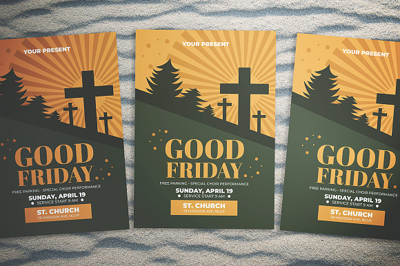 Good Friday Flyer in Flyer Templates - product preview 2