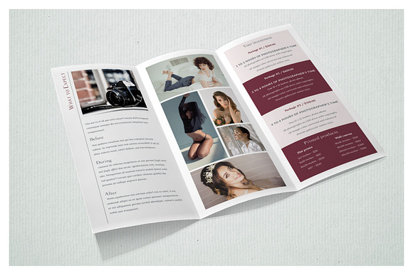 Photographer - Trifold Brochure in Brochure Templates - product preview 2
