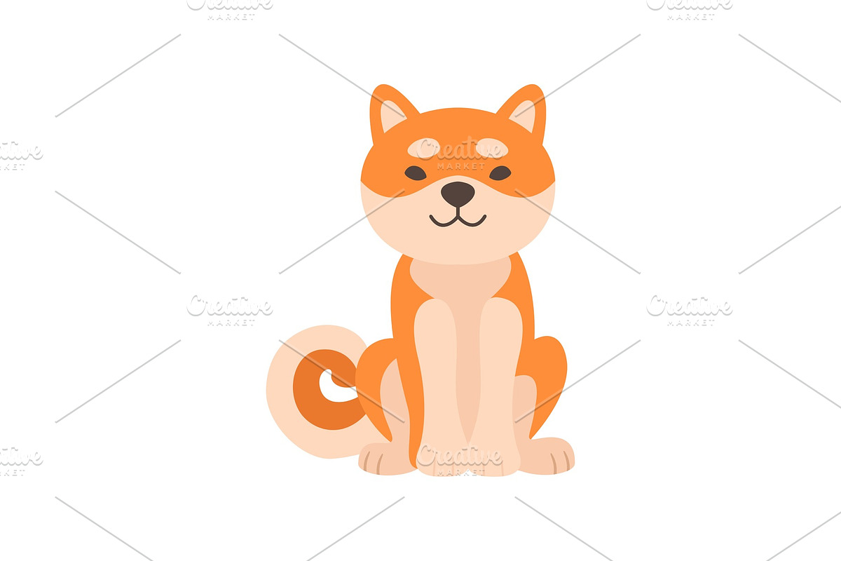Shiba Inu Dog, Adorable Japan Pet in Illustrations - product preview 8