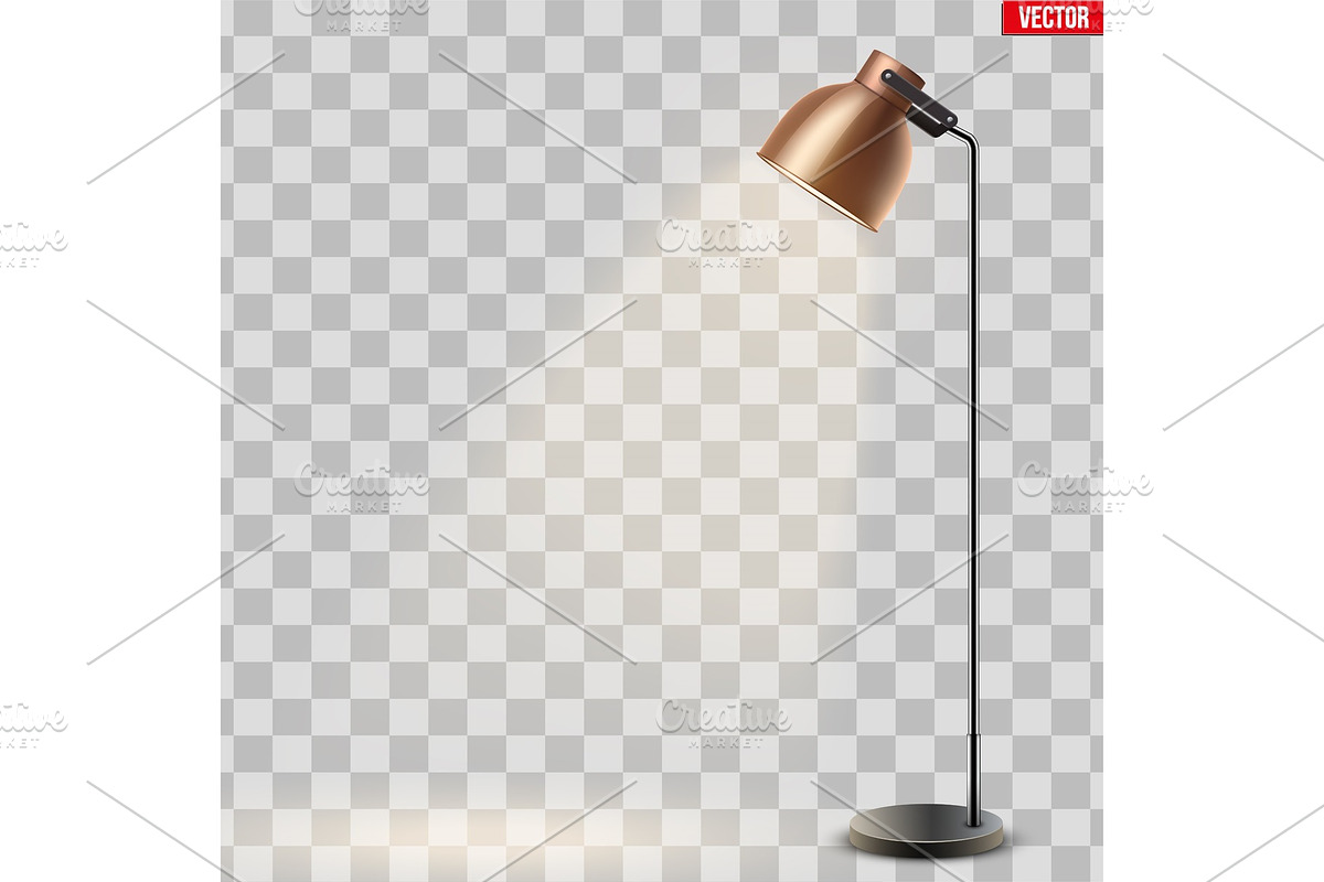 Decorative Metal Floor Lamp in Objects - product preview 8