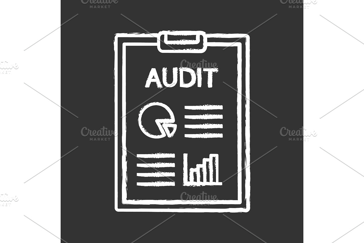 Audit chalk icon in Icons - product preview 8