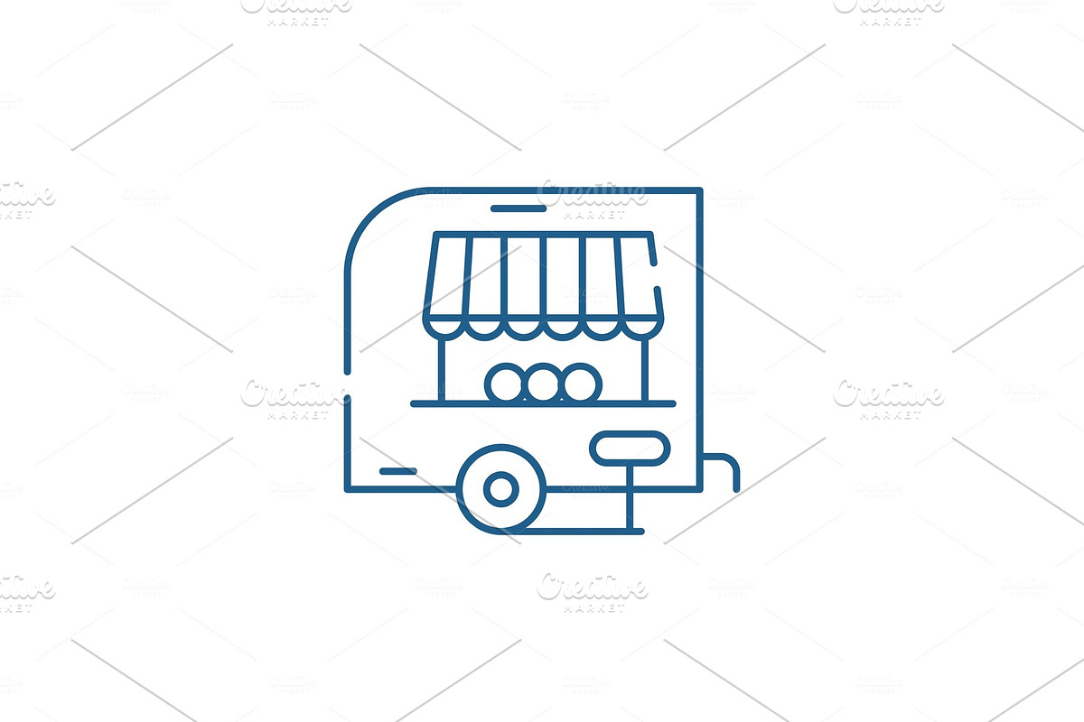 Shop pickup line icon concept. Shop in Illustrations - product preview 8