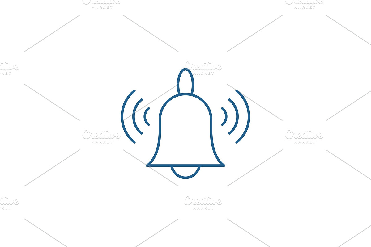 Signaling line icon concept in Illustrations - product preview 8