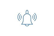 Signaling line icon concept