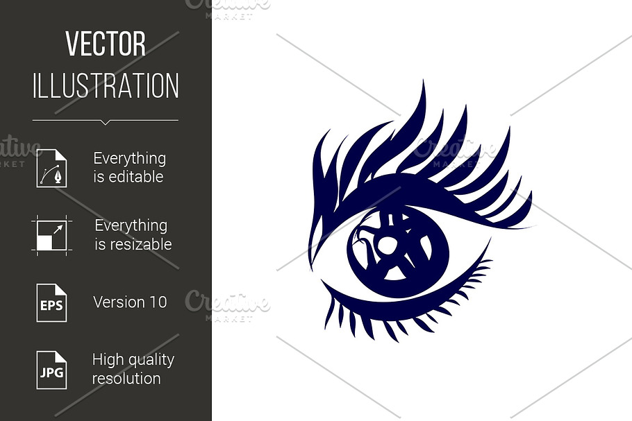 Symbol of Eye in Graphics - product preview 8