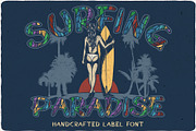 Surfing Paradise font + bonus