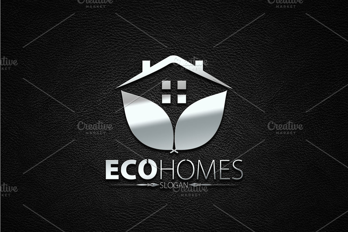 Green Eco Home Version3 in Logo Templates - product preview 8