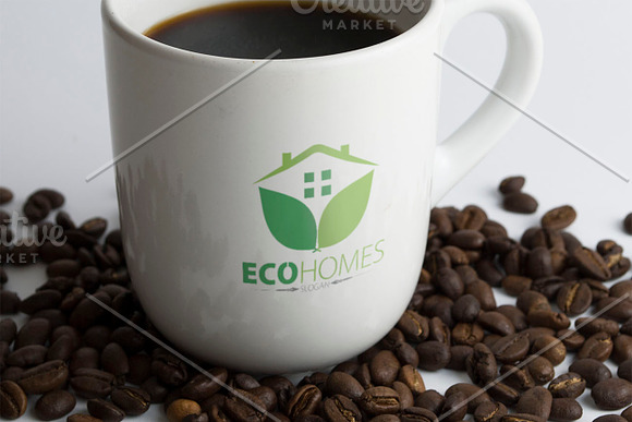 Green Eco Home Version3 in Logo Templates - product preview 2