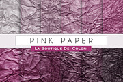Pink Crumpled Digital Paper
