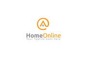 Home Online Logo Template