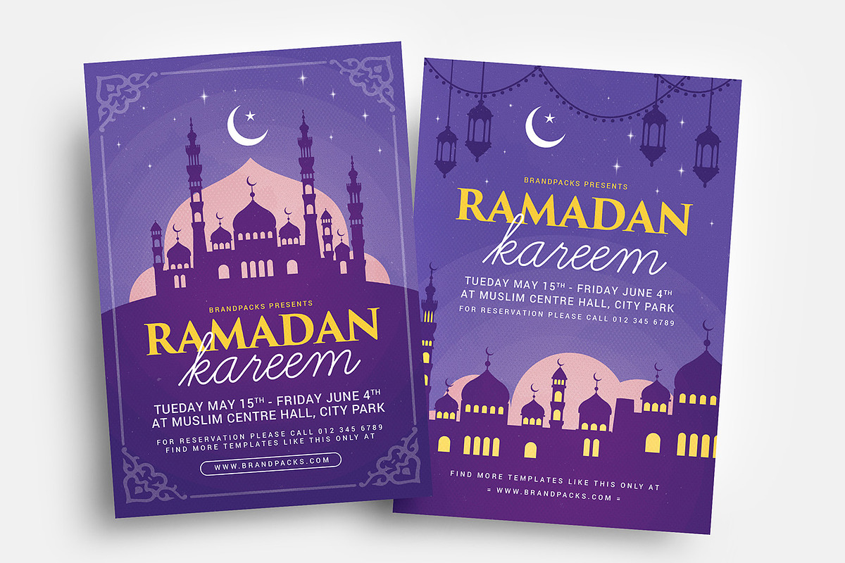 Ramadan Kareem Flyer Templates in Flyer Templates - product preview 8