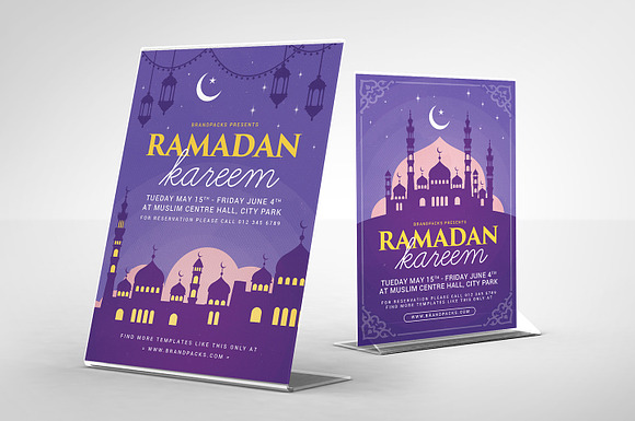 Ramadan Kareem Flyer Templates in Flyer Templates - product preview 1