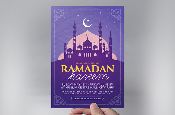 Ramadan Kareem Flyer Templates in Flyer Templates - product preview 3