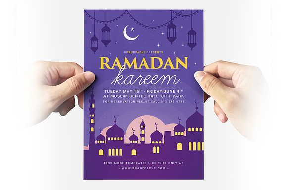Ramadan Kareem Flyer Templates in Flyer Templates - product preview 4