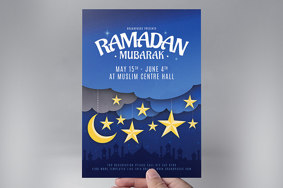 Ramadan Mubarak Flyer Templates in Flyer Templates - product preview 3