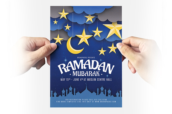 Ramadan Mubarak Flyer Templates in Flyer Templates - product preview 4