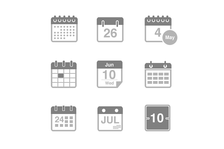 9 Calendar and Date Icons in Calendar Icons - product preview 8