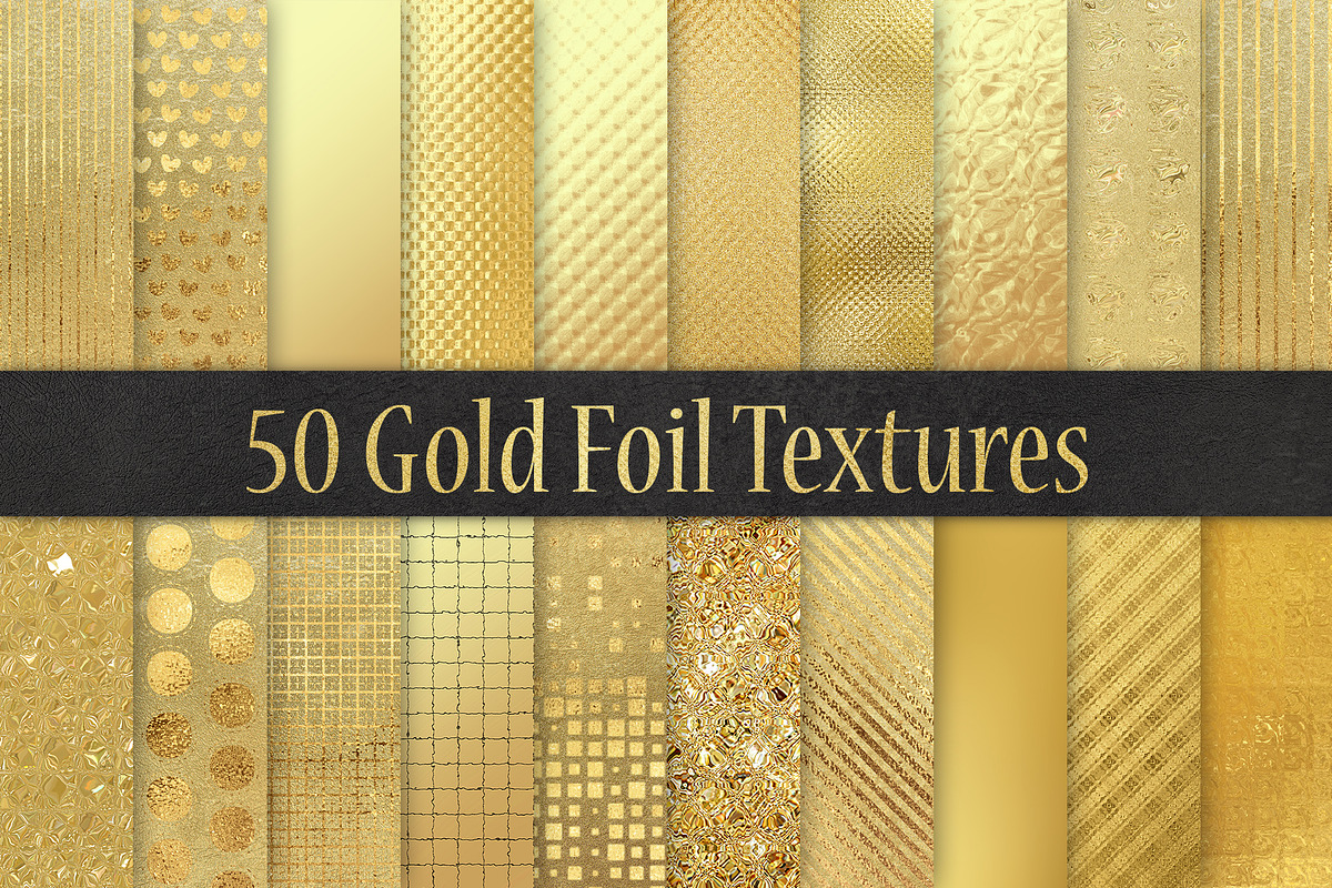 Gold Foil Textures in Textures - product preview 8