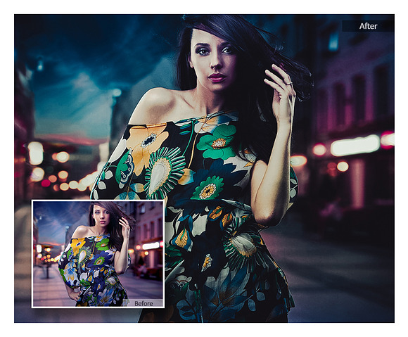 70 City Night Lightroom Presets in Add-Ons - product preview 1