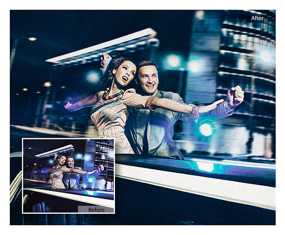70 City Night Lightroom Presets in Add-Ons - product preview 2