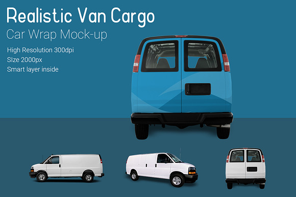 Van Mockup in Branding Mockups - product preview 2