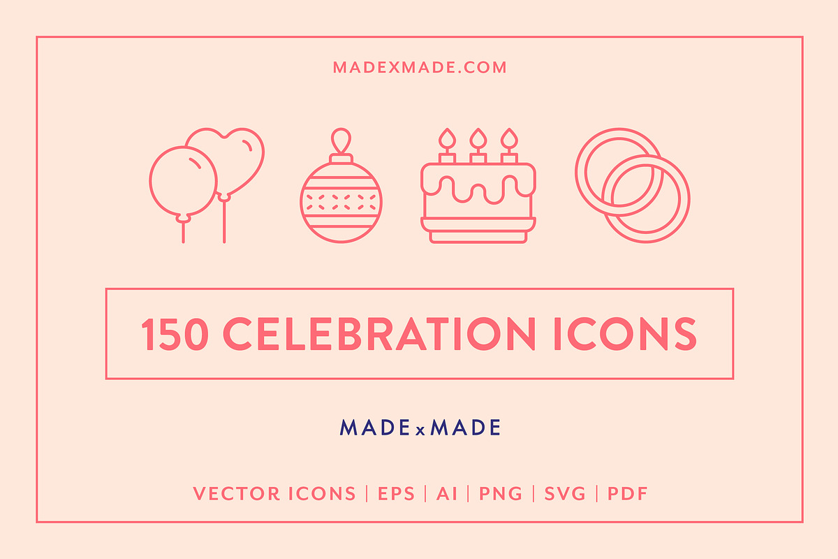 Line Icons – Celebration in Thanksgiving Icons - product preview 8