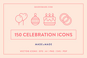 Line Icons – Celebration