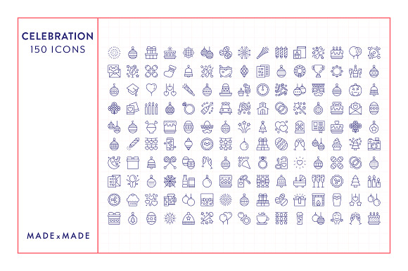 Line Icons – Celebration in Thanksgiving Icons - product preview 5