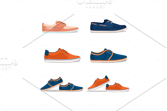 Set of shoes. Vector icons. in Objects - product preview 5