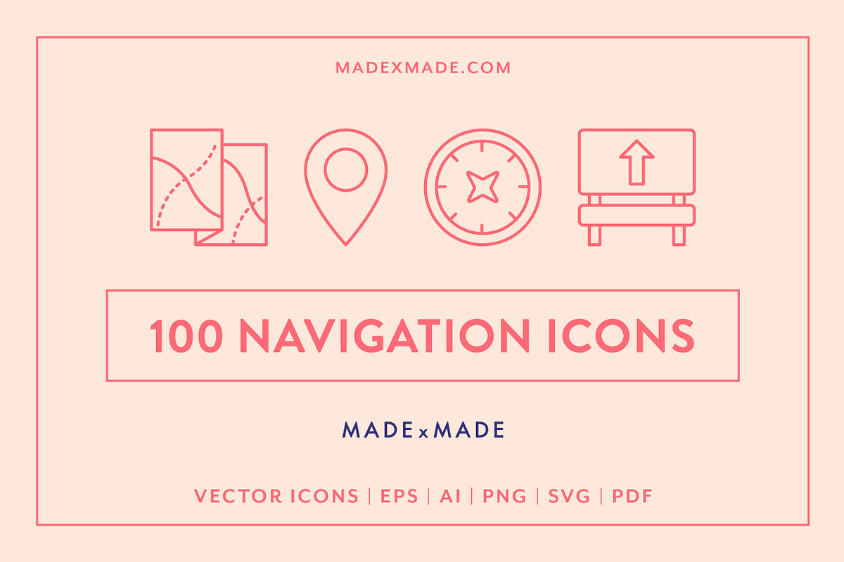 Line Icons – Navigation in Navigation Icons - product preview 8