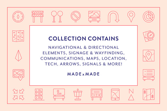 Line Icons – Navigation in Navigation Icons - product preview 1